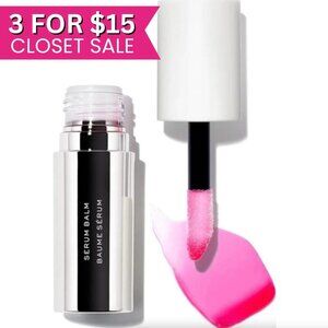 MAKE Serum Balm Intense Pink Cerise Lip Balm FULL SIZE NIB Hydrating Lip Shine